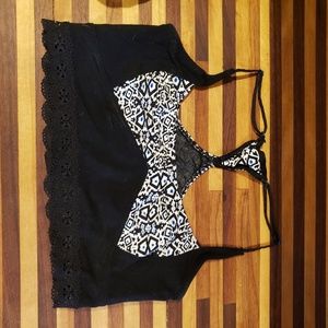 Patterned bralette